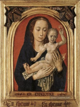 virgin mary as queen of martyrs Ölbilder verkaufen - Mary Triptychon Hugo van der goes
